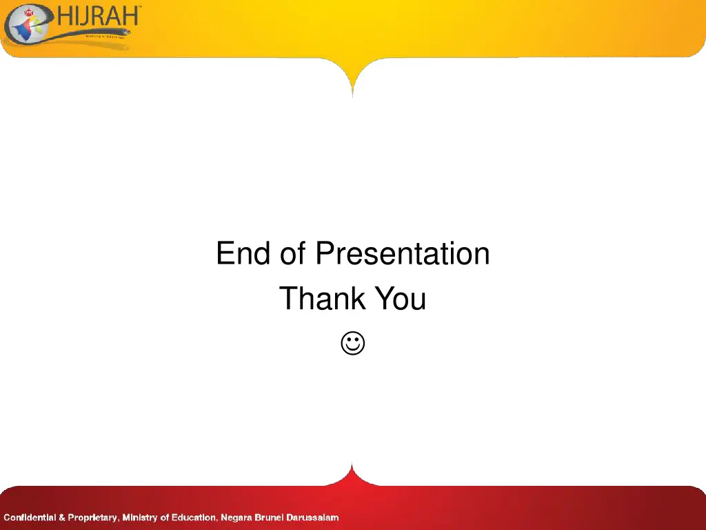 end of presentation thank you