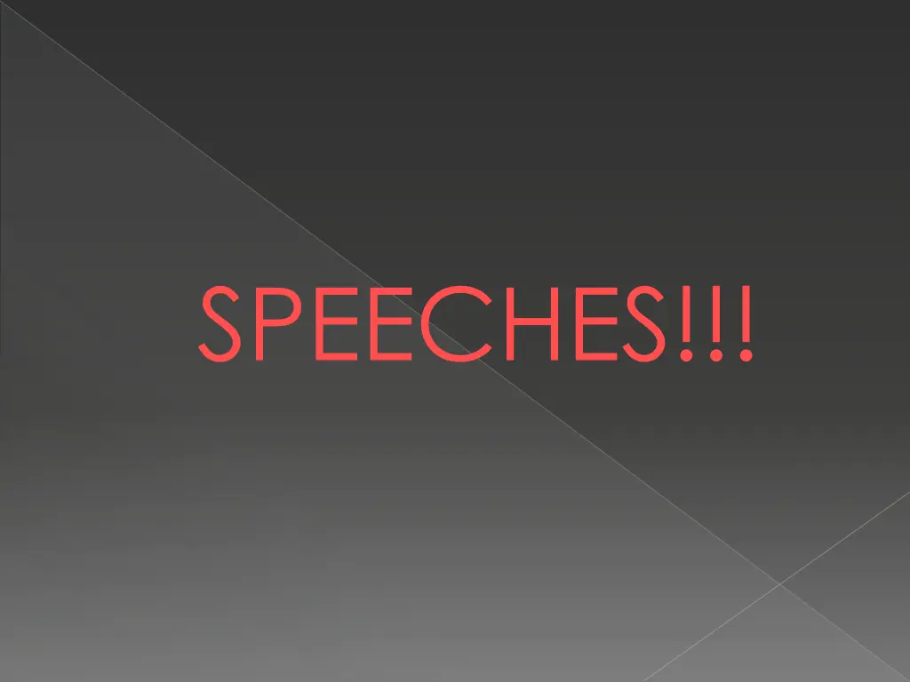 speeches