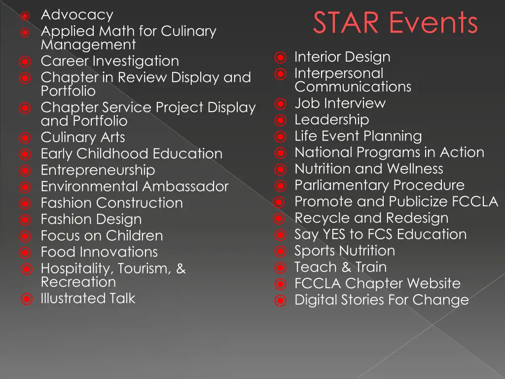 star events 1