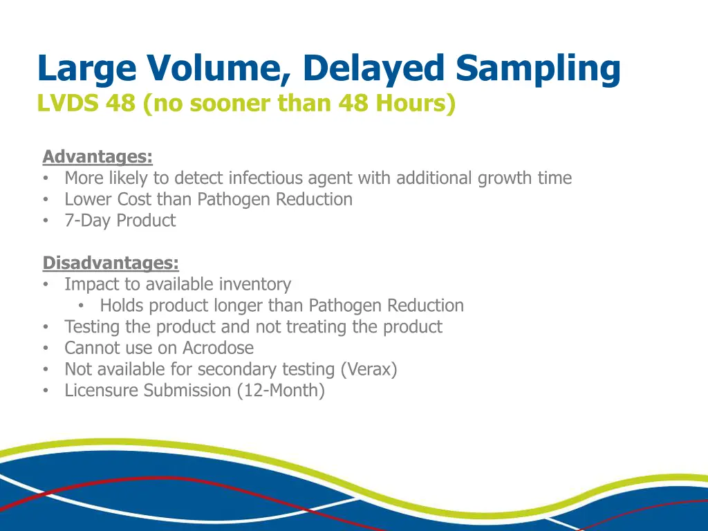 large volume delayed sampling lvds 48 no sooner 1