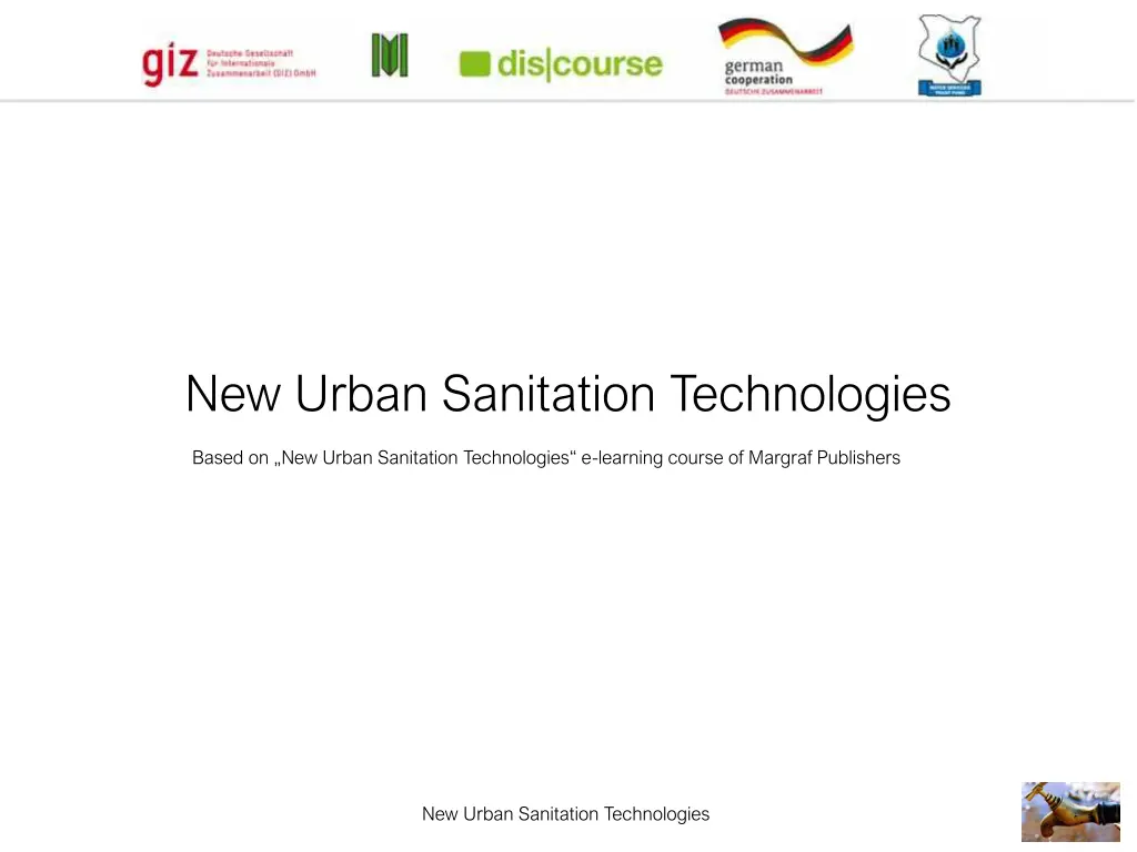 new urban sanitation technologies