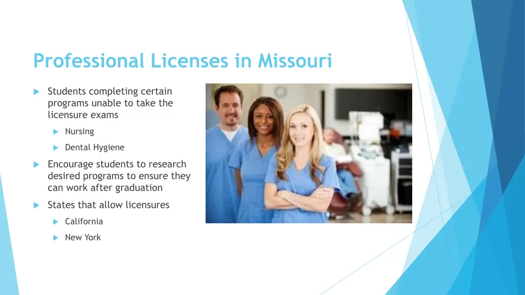 professional licenses in missouri