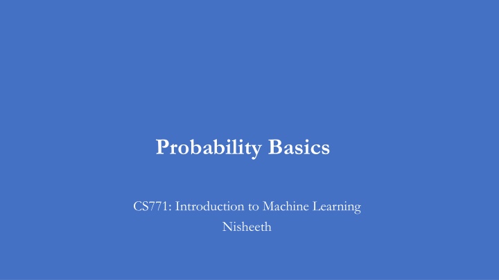 probability basics