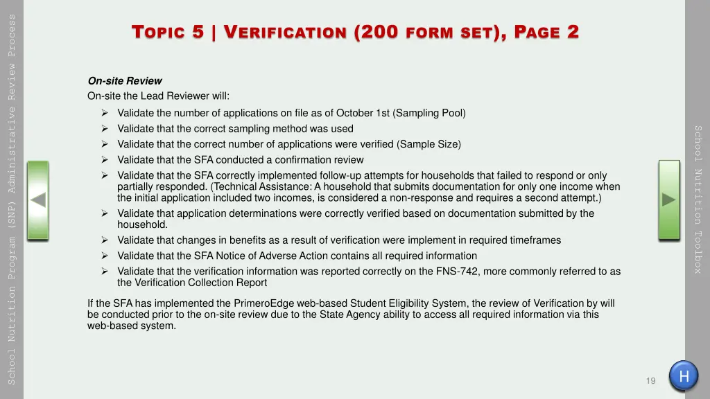 school nutrition program snp administrative 18