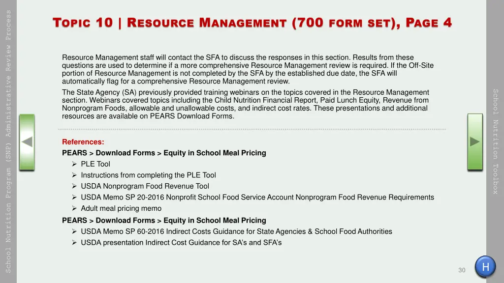 school nutrition program snp administrative 29