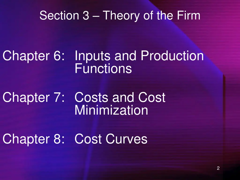 section 3 theory of the firm 1