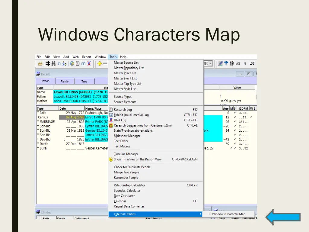 windows characters map 1