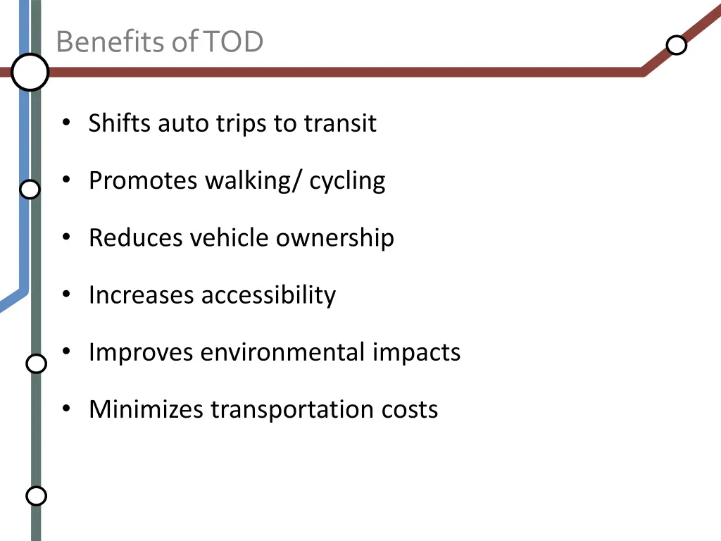 benefits of tod