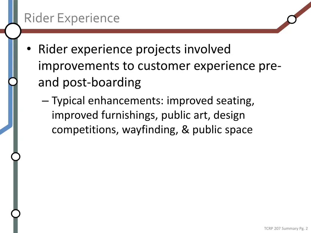 rider experience