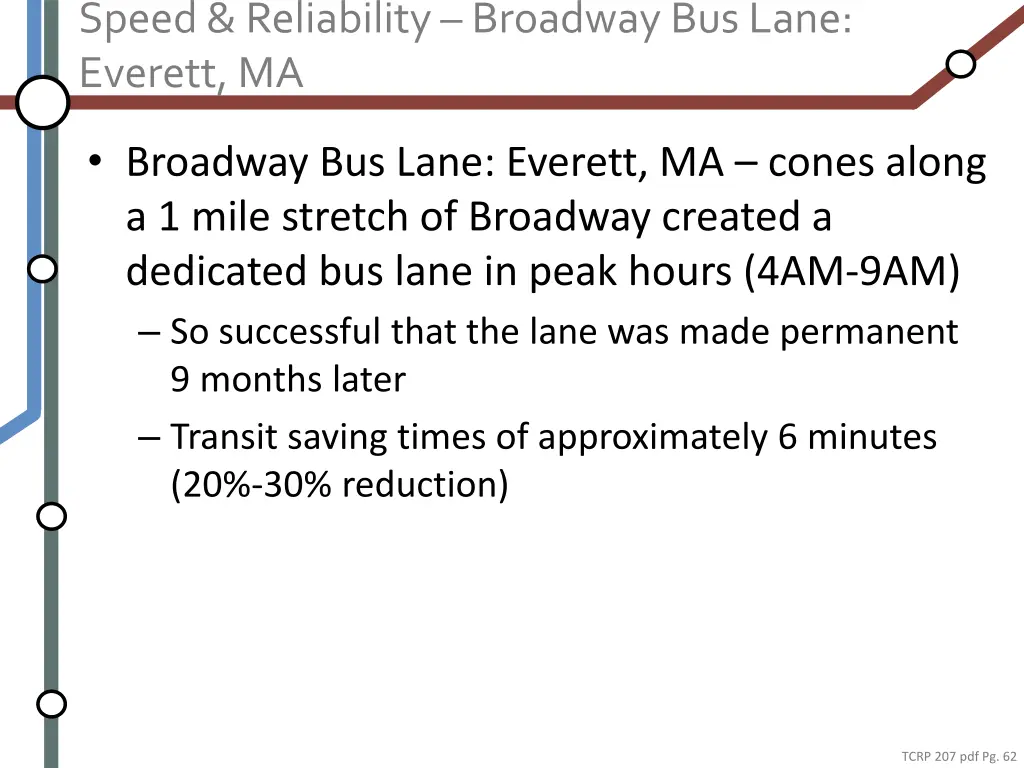 speed reliability broadway bus lane everett ma