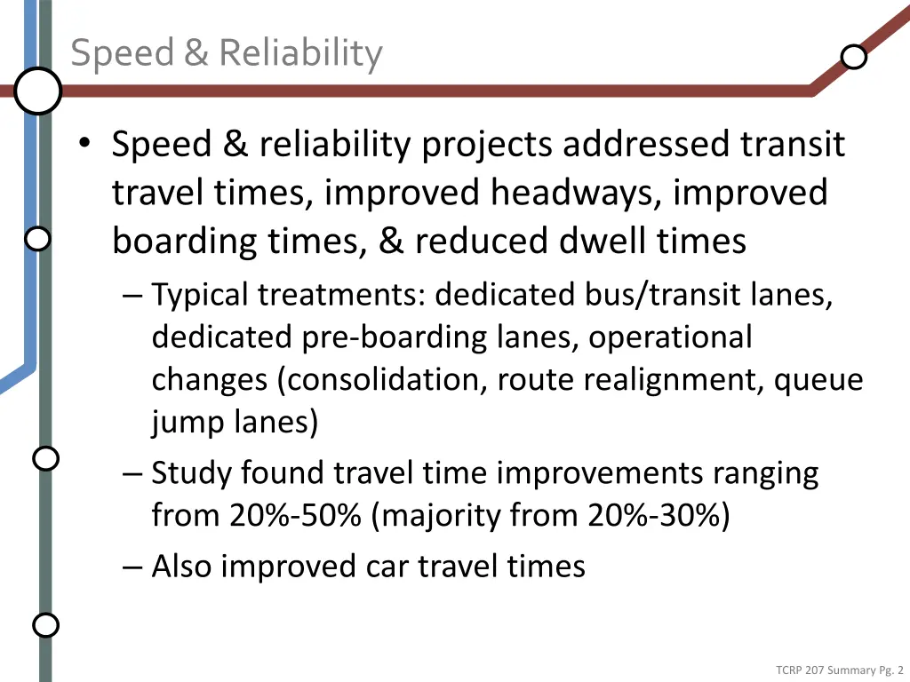 speed reliability