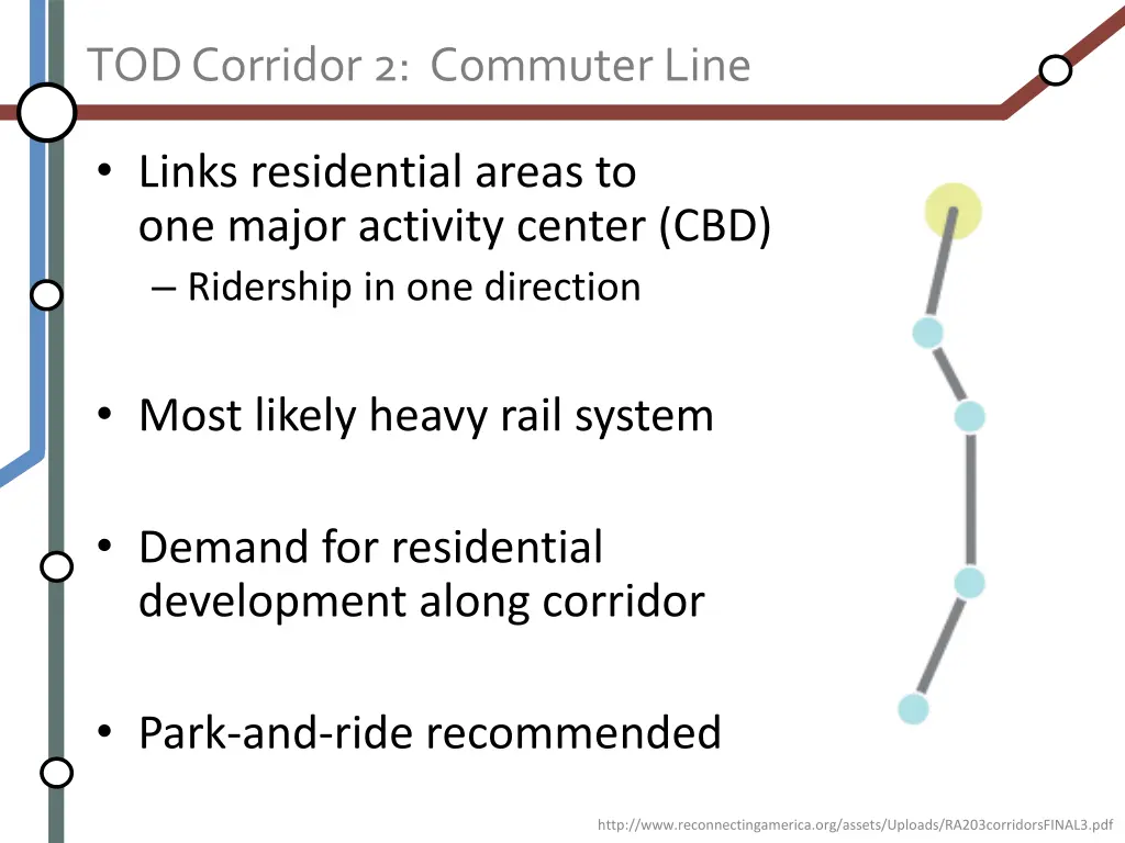 tod corridor 2 commuter line