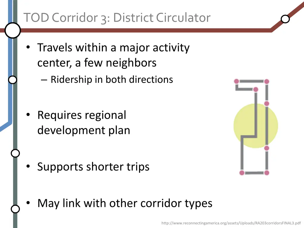 tod corridor 3 district circulator