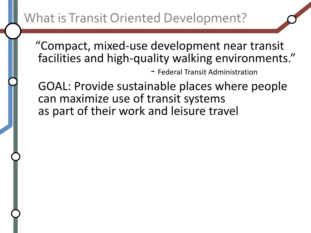 what is transit oriented development