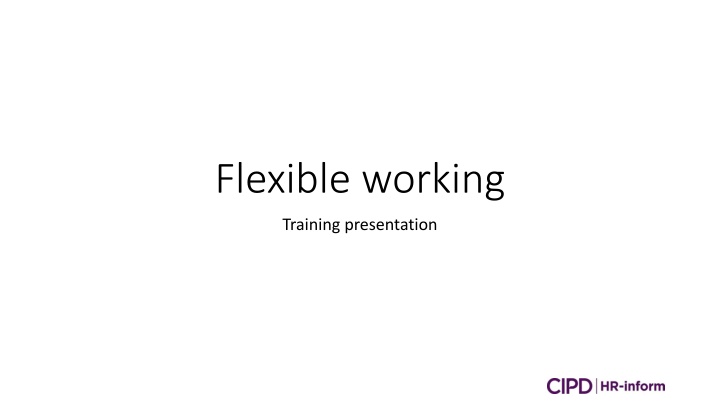 flexible working