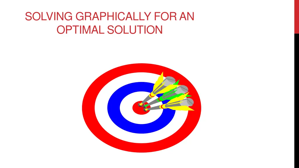 solving graphically for an optimal solution