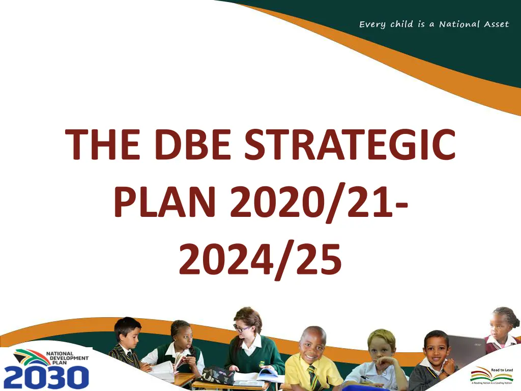 the dbe strategic plan 2020 21 2024 25