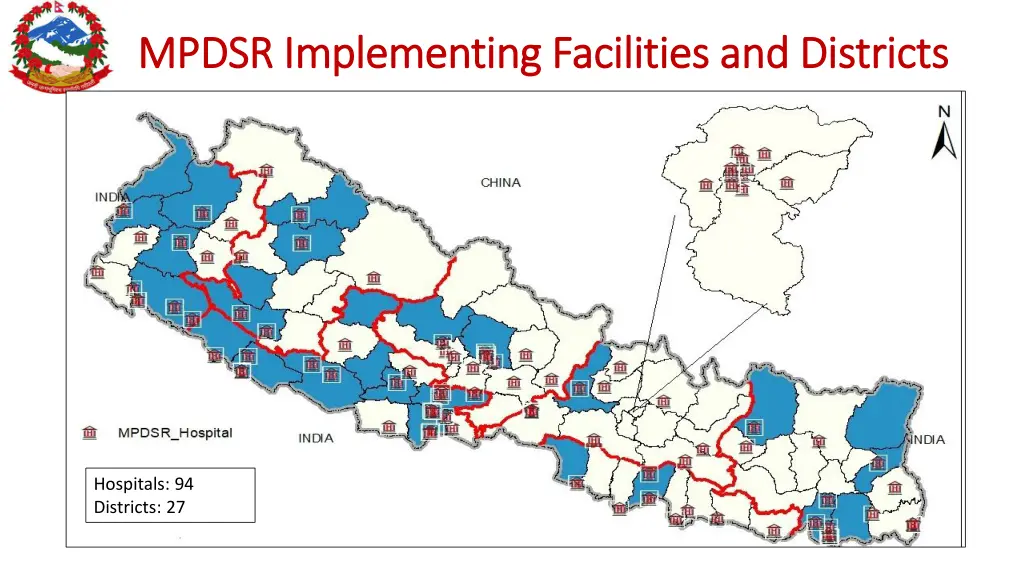 mpdsr implementing facilities and districts mpdsr