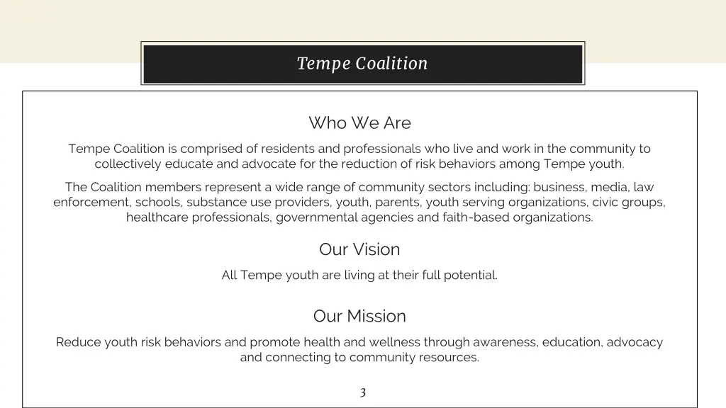 tempe coalition