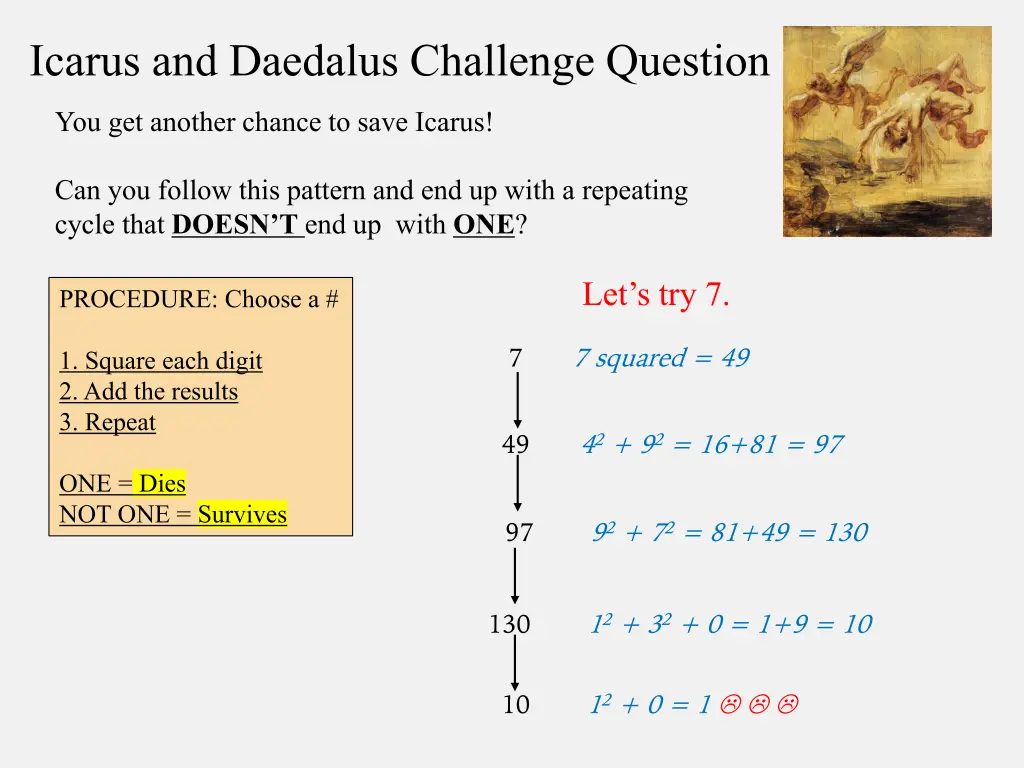 icarus and daedalus challenge question