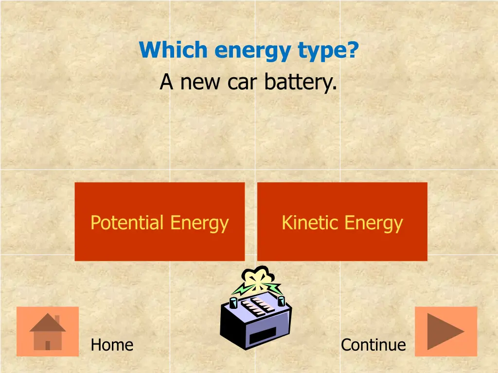 which energy type a new car battery