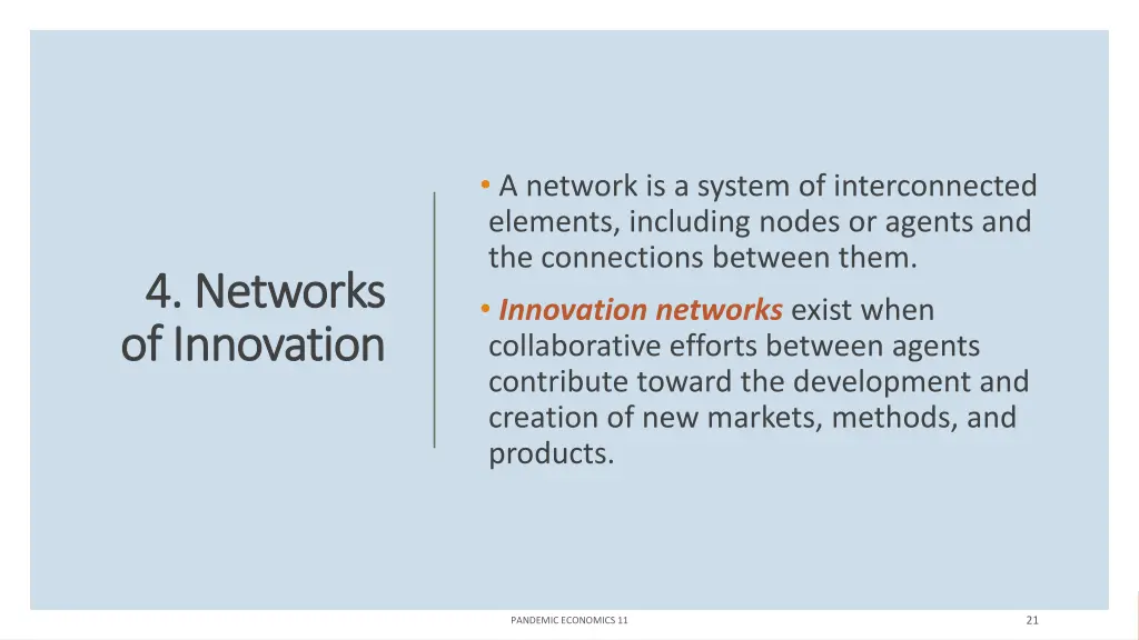 a network is a system of interconnected elements