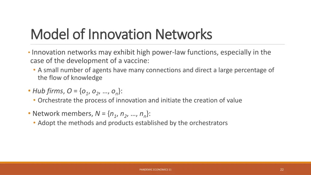 model of innovation networks model of innovation