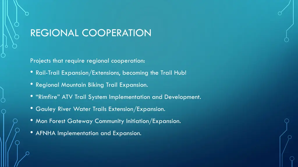 regional cooperation