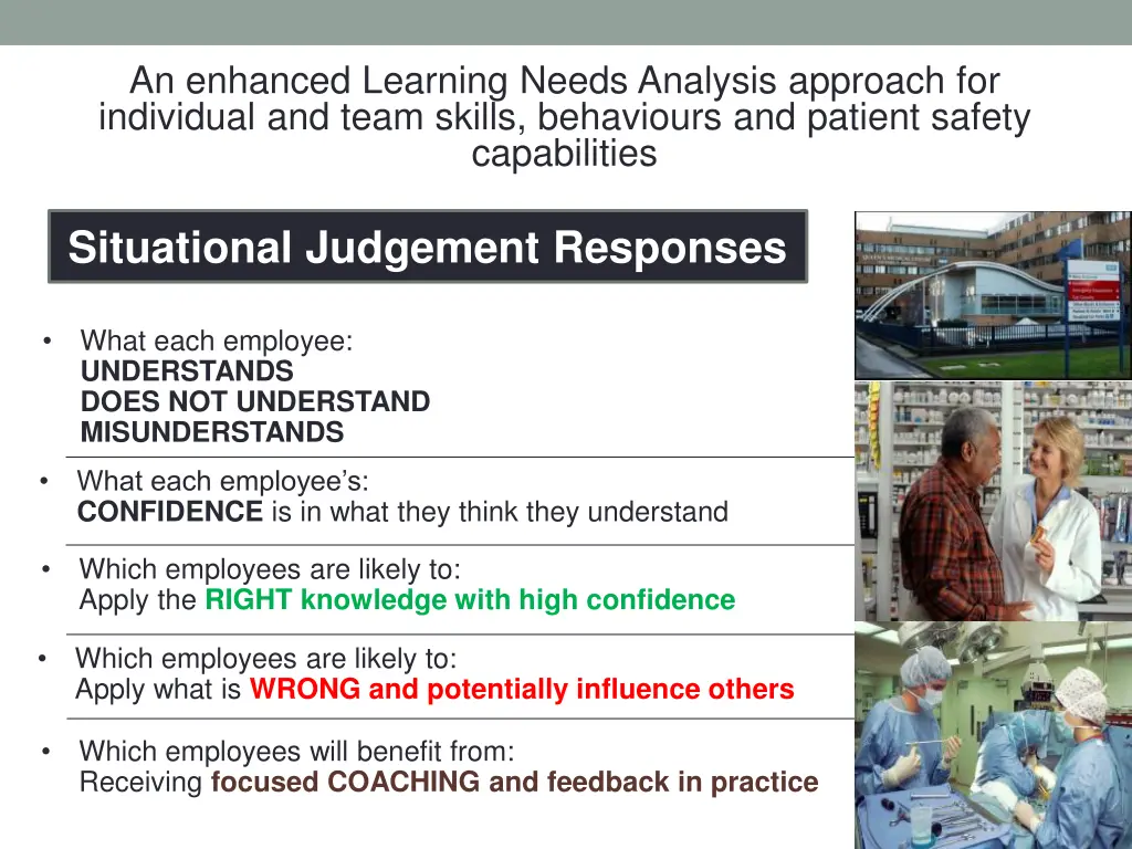 an enhanced learning needs analysis approach