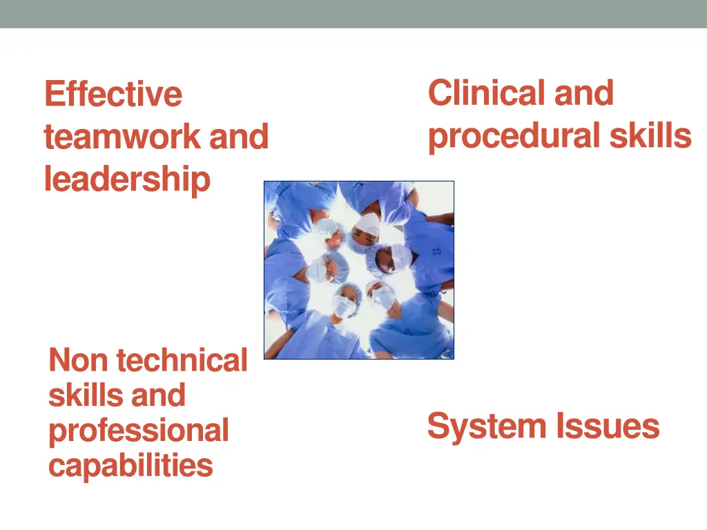 clinical and procedural skills