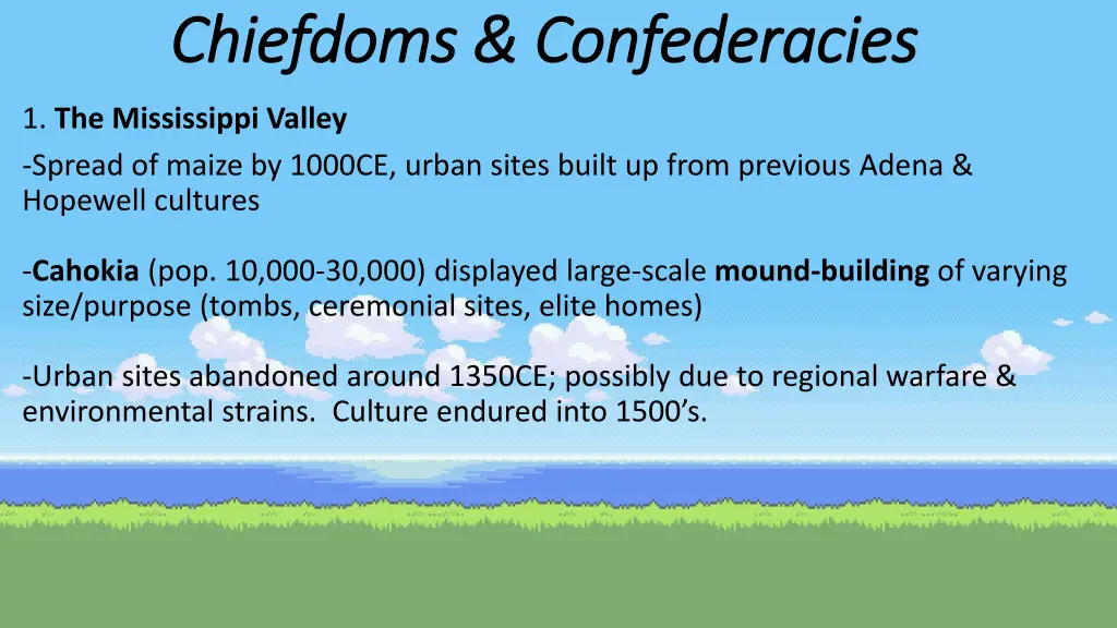 chiefdoms confederacies chiefdoms confederacies