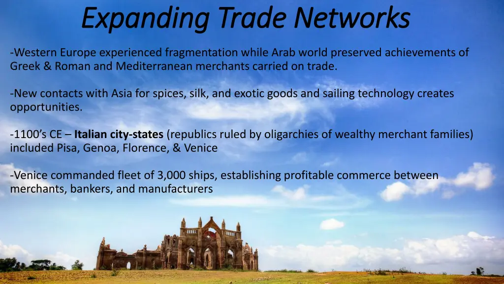 expanding trade networks expanding trade networks