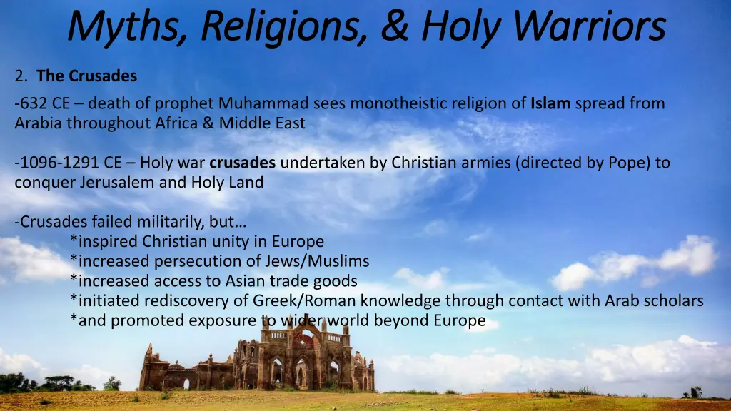 myths religions holy warriors myths religions 1