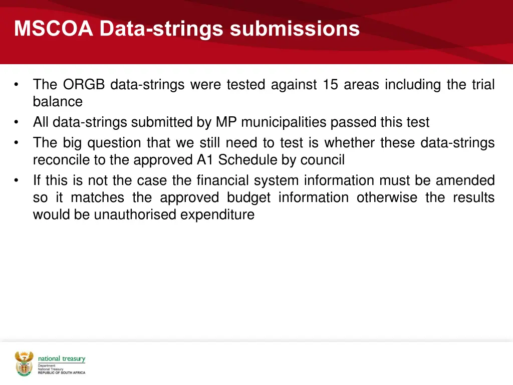 mscoa data strings submissions