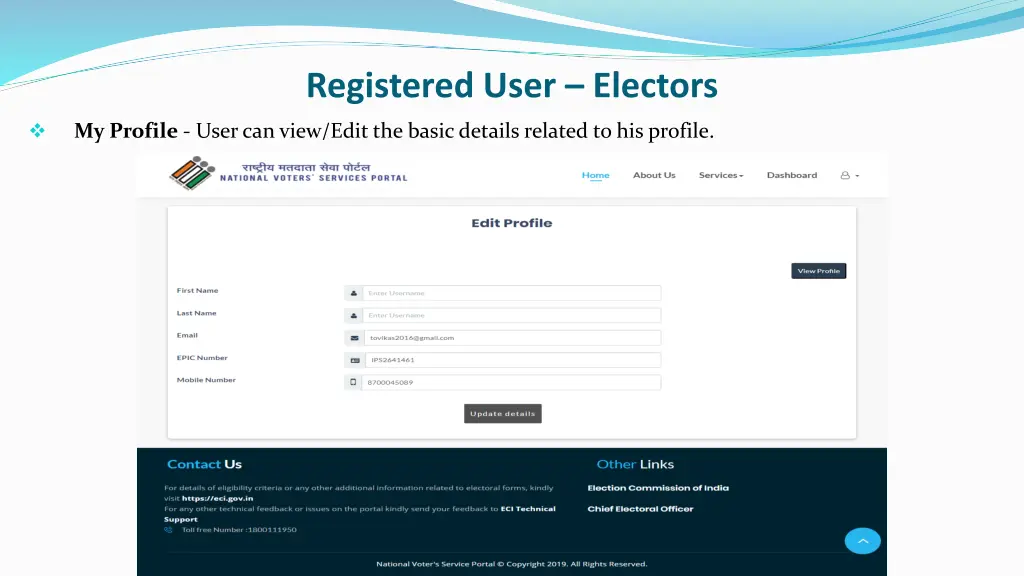 registered user electors 1