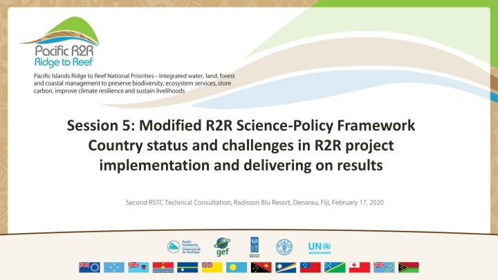 session 5 modified r2r science policy framework