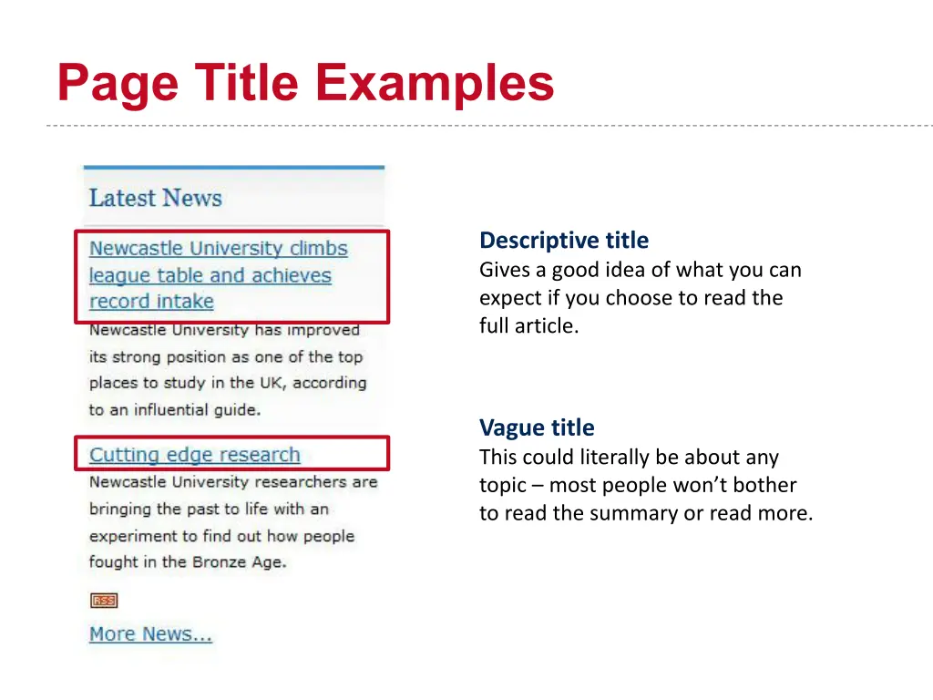 page title examples