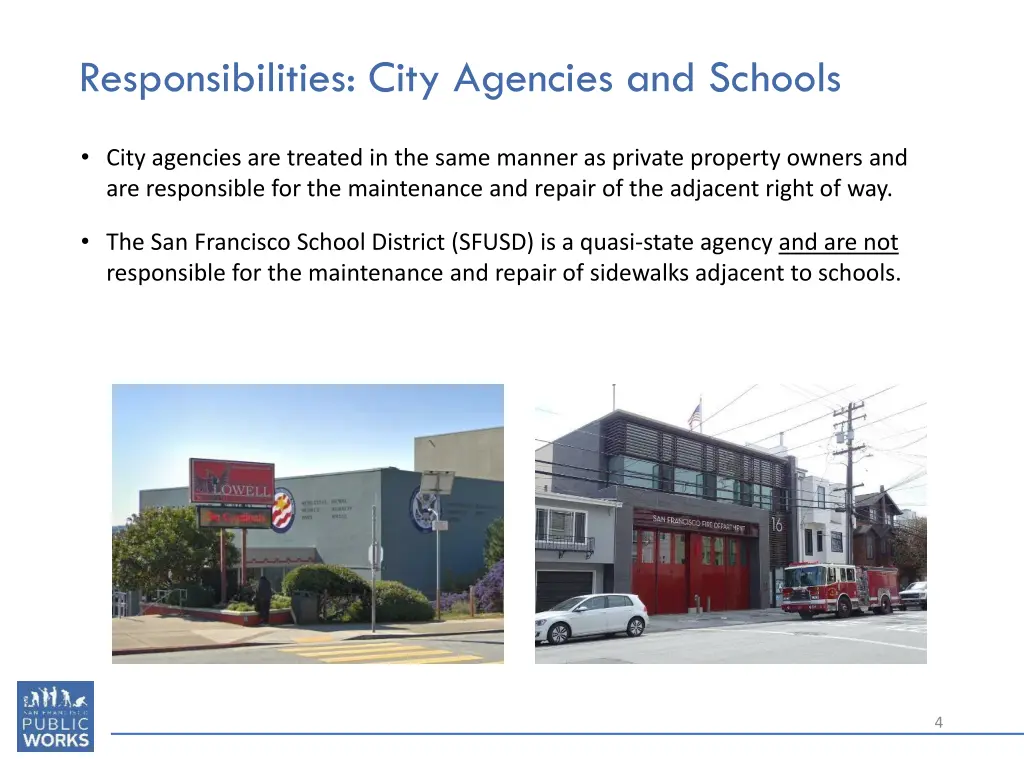 responsibilities city agencies and schools