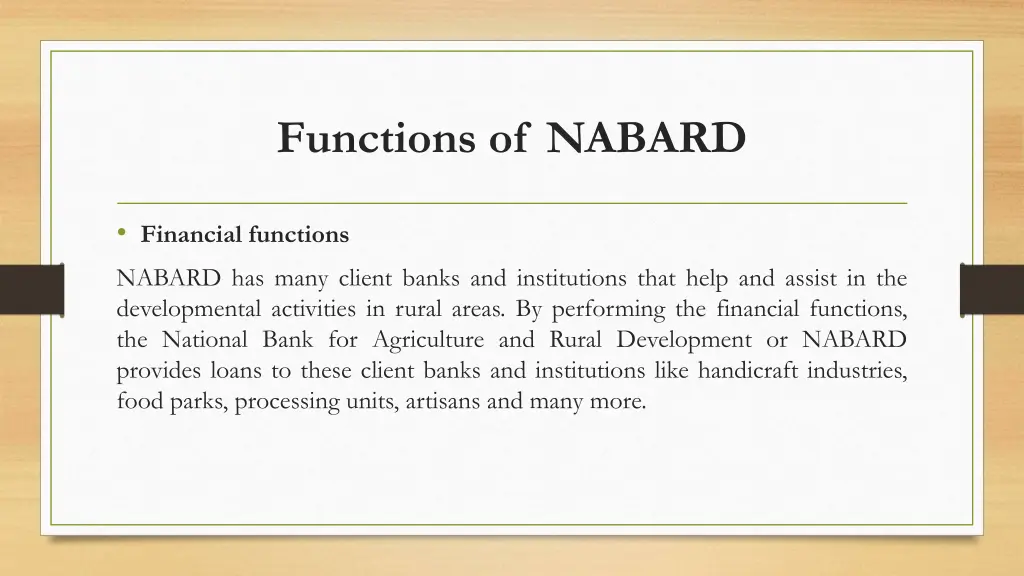 functions of nabard 2