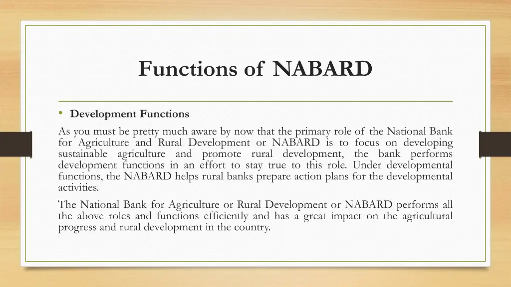 functions of nabard 4