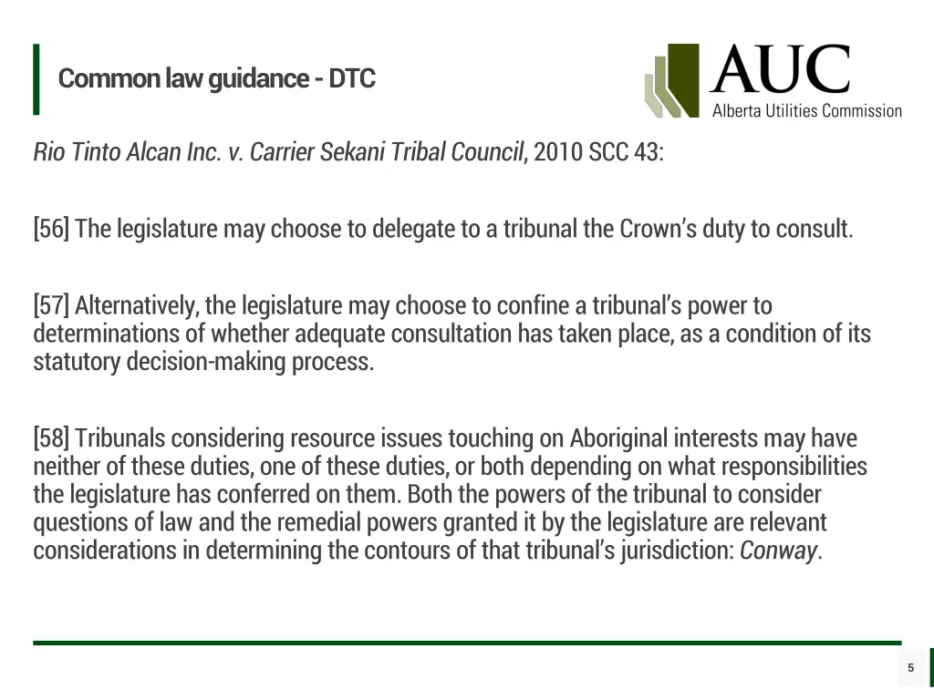 common law guidance dtc