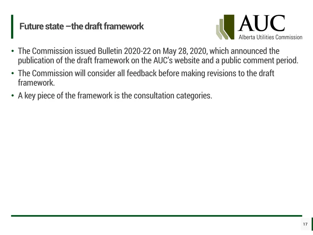 future state the draft framework