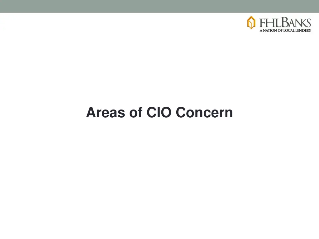 areas of cio concern