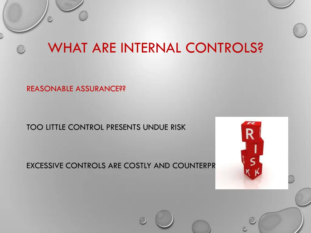 what are internal controls 2