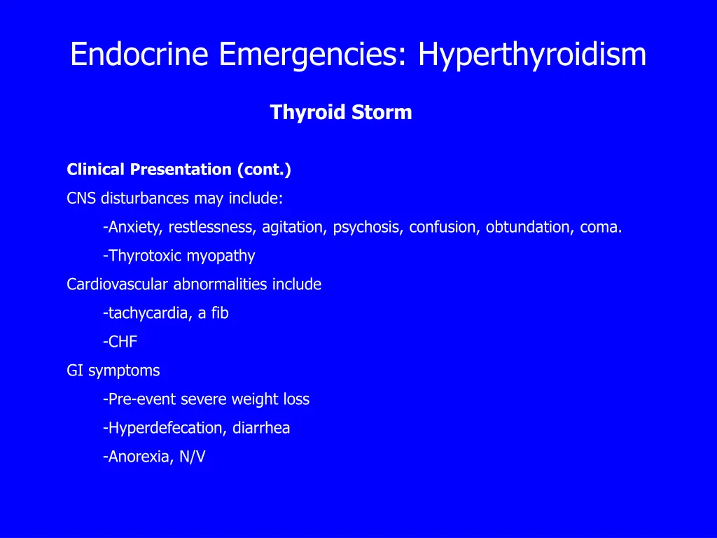 endocrine emergencies hyperthyroidism 2