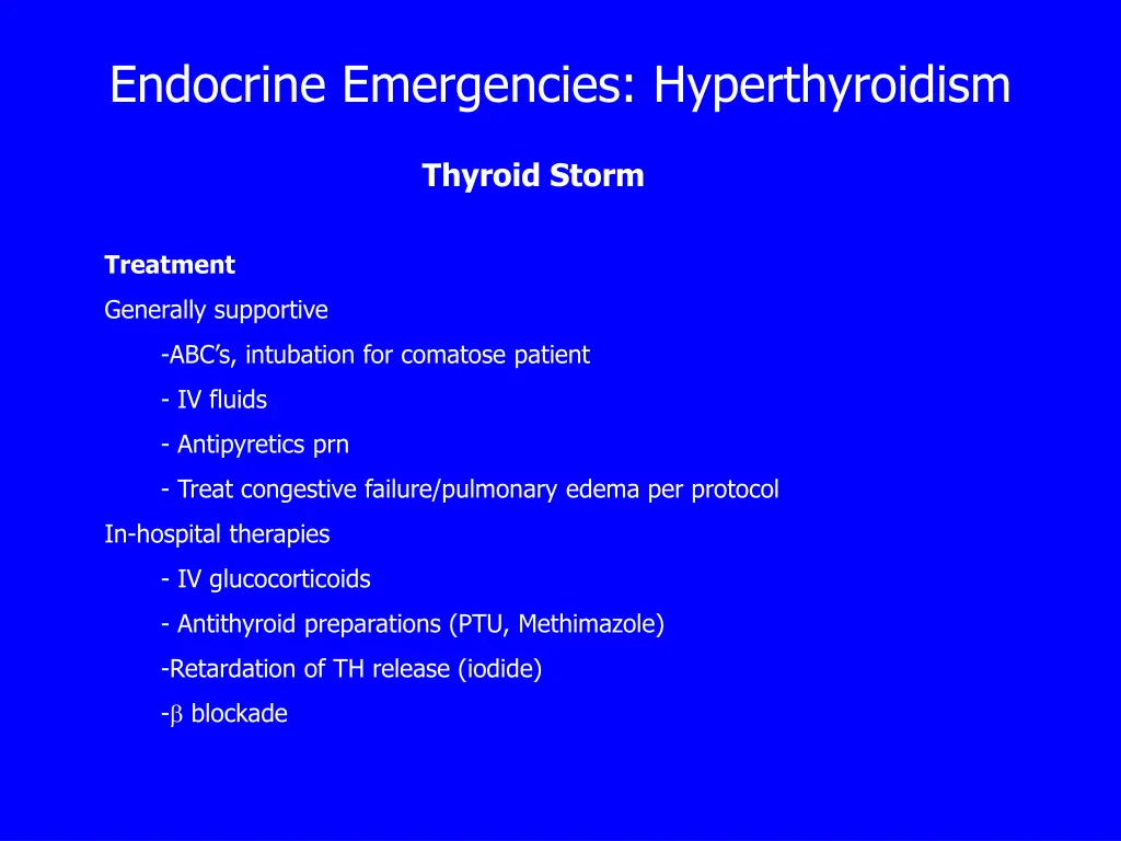 endocrine emergencies hyperthyroidism 3