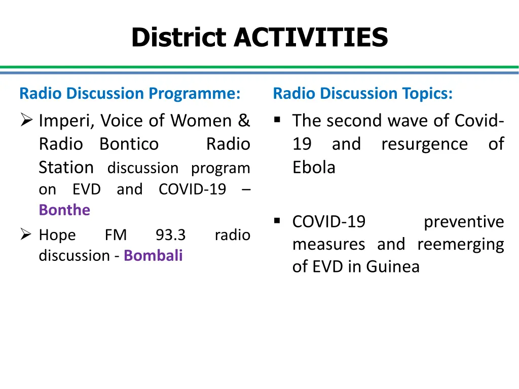 district activities 3