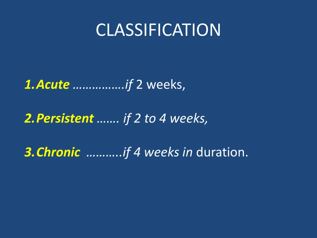 classification