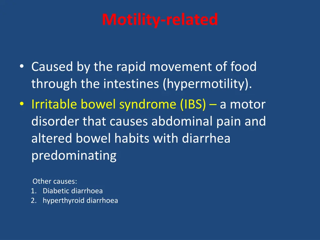 motility related