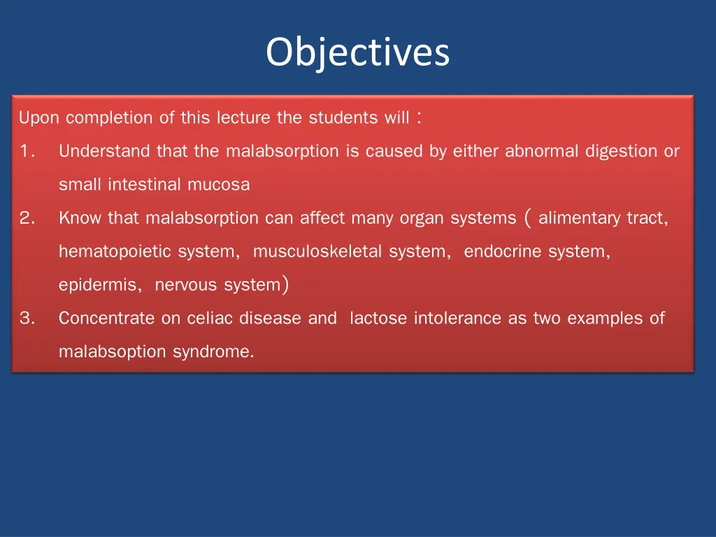 objectives 1